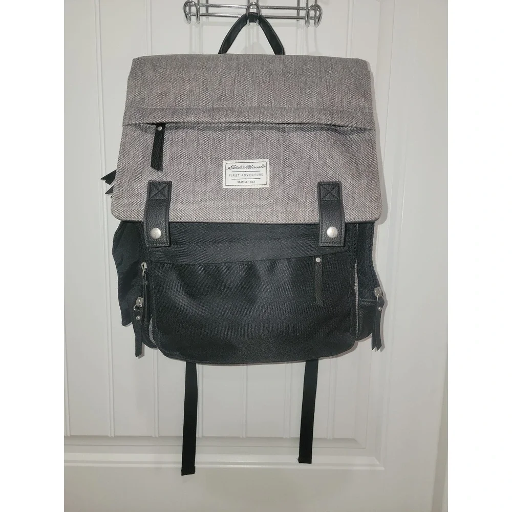 Eddie Bauer Baby Brezza Cascade Sport Backpack Diaper Bag Missing Changing Pad